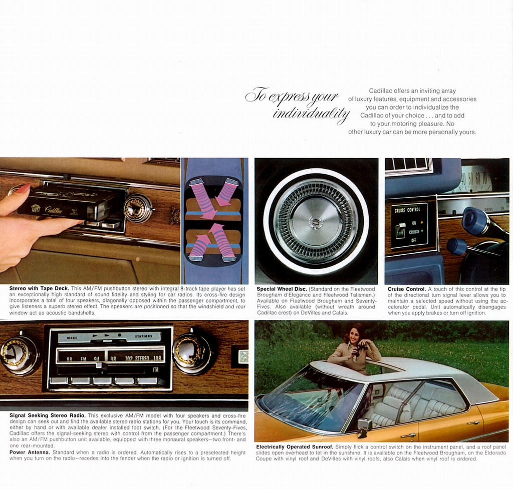 1974 Cadillac Prestige Brochure Page 13